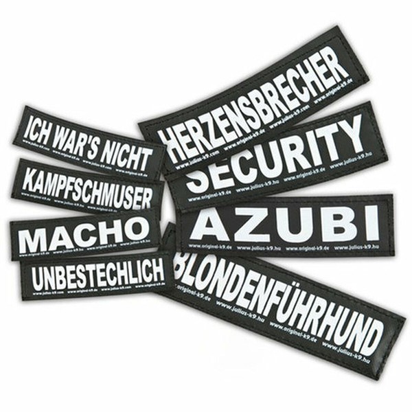 Diržų etiketės Julius K9 GIFTZWERG S Balta Juoda
