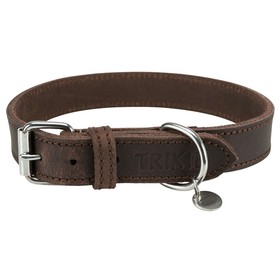 Собачий ошейник Trixie Rustic Темно-коричневый M/L 42-48 cm
