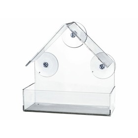 Lintujen syöttölaite Trixie Läpinäkyvä 225 ml 15 × 15 × 6 CM