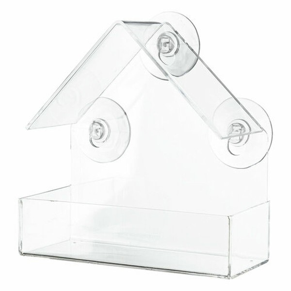 Lintujen syöttölaite Trixie Läpinäkyvä 225 ml 15 × 15 × 6 CM