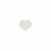 Identification plate for collar Imarc Heart White