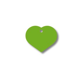 Apykaklės identifikavimo lentelė Imarc Heart Žalia