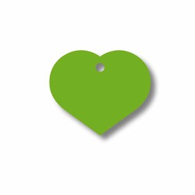Apykaklės identifikavimo lentelė Imarc Heart Žalia