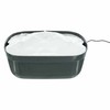 Lemmikin Juomalähde Trixie Polygon Valkoinen Harmaa Silikoni Melamiini 2,5 L 28 x 11 x 22 cm