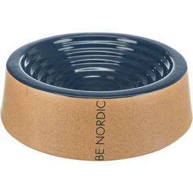 Koiran ruoka-annostelija Trixie BE NORDIC Beige Tummansininen Ø 25 cm 800 ml