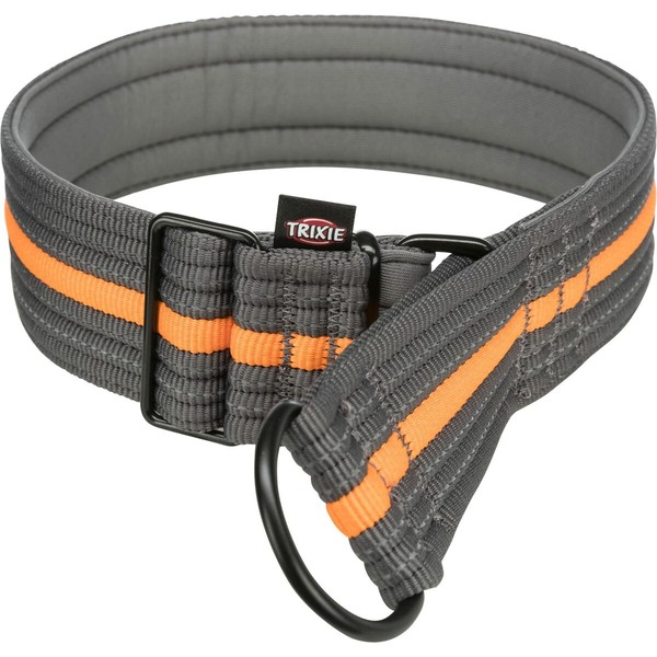 Harjoittelukauluri koiralle Trixie Fusion Grafiitinharmaa Azul Océano M/L 38-48 cm