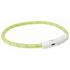LED Collar for Pets Trixie Flash USB Green