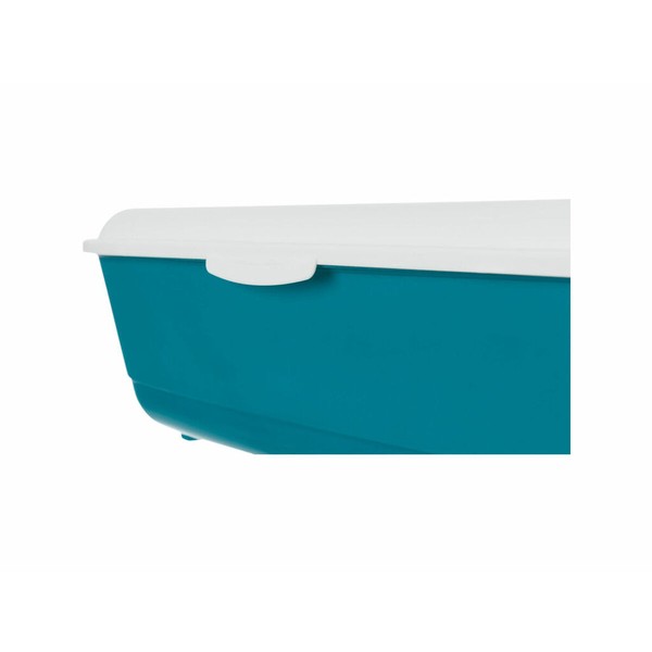 Cat Litter Box Trixie Classic Blue White Plastic 37 × 15 × 47 cm