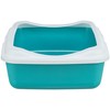 Cat Litter Box Trixie Classic Blue White Plastic 37 × 15 × 47 cm