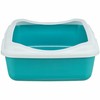 Kačių kraiko dėžutė Trixie Classic Mėlyna Balta Plastmasinis 37 × 15 × 47 cm
