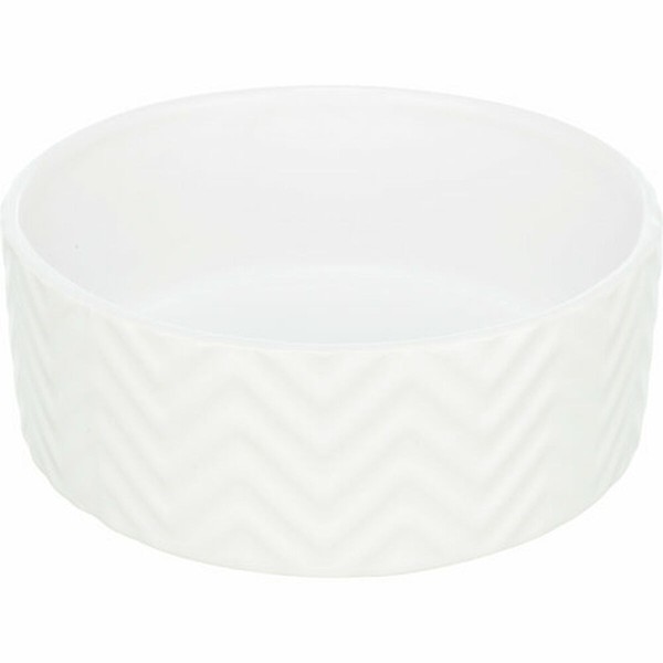 Dog Feeder Trixie T25025 White Ø 20 cm 1,6 L