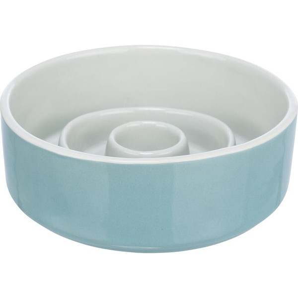 Šunų maisto indas Trixie Slow Feeding Mėlyna Pilka Ø 17 cm 900 ml
