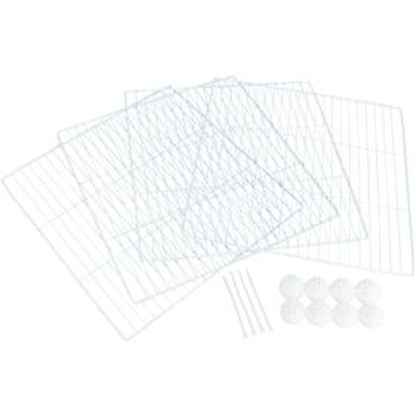 Cage Accessory Trixie Metal Plastic Extender (4 Pieces)
