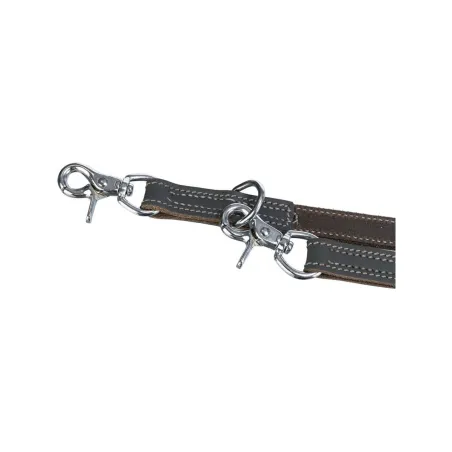 Adjustable dog leash Trixie Rustic Grey 2 m L/XL