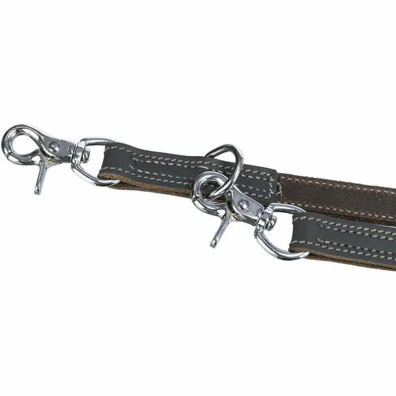 Adjustable dog leash Trixie Rustic Grey 2 m L/XL