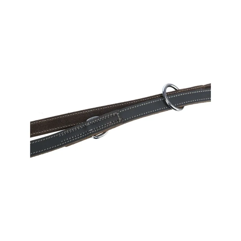 Adjustable dog leash Trixie Rustic Grey 2 m L/XL