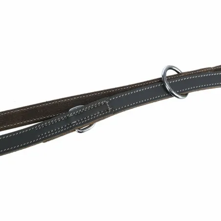 Adjustable dog leash Trixie Rustic Grey 2 m L/XL