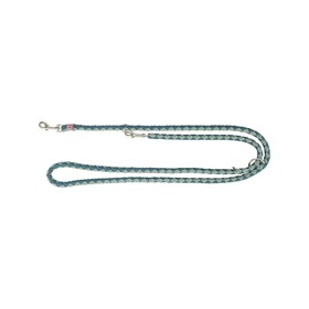 Adjustable dog leash Trixie Blue Green L/XL 2 m