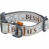 Dog collar Trixie BE NORDIC Grey M/L 40-60 cm