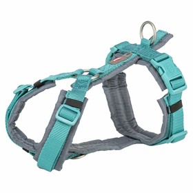 Упряжь для собак Trixie Premium Trekking Графитовый Светло Синий M L