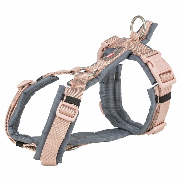 Dog Harness Trixie Premium Trekking Graphite Blush S/M