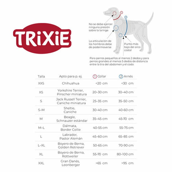 Сцепка поводков для 2 собак Trixie Premium Красный