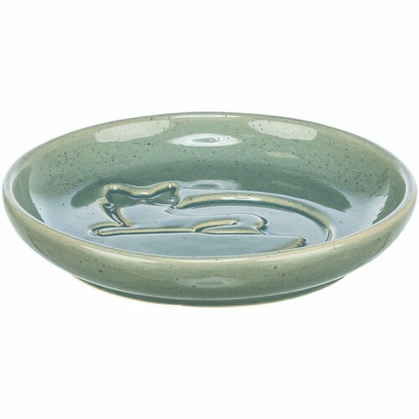Cat Feeder Trixie Blue Ceramic Ø 14,5 cm