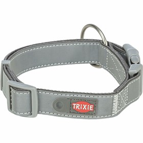 Dog collar Trixie Premium Reflect Graphite M/L