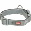 Dog collar Trixie Premium Reflect Graphite M/L