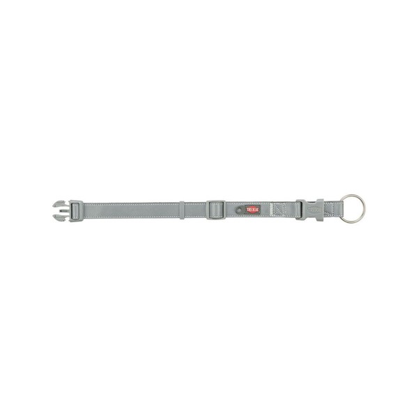 Dog collar Trixie Premium Reflect Graphite M/L
