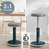 Ergonomiska taburete Leitz Ergo Cosy Active Plastmasa