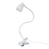 Desk lamp with clip - white Izoxis 19455
