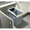 Мусорное ведро Hailo Multi-Box duo L Белый Серый Кремовый Сталь Пластик 2 ящика 14 L Интегрированный (2 штук)