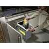 Waste bin Hailo Multi-Box duo L White Grey Cream Steel Plastic 2 drawers 14 L Integrable (2 Units)