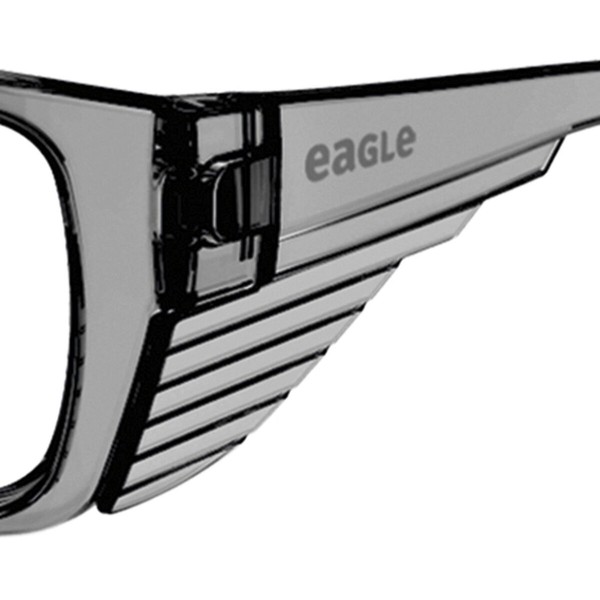 Safety glasses Eagle Tracer Grey Transparent Plastic + 1,0