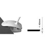 LED Lamp Velamp 0,5 W 60 Lm Magnifying glass (6000 K)