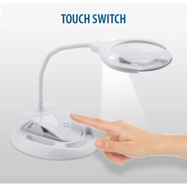 LED Lamp Velamp 0,5 W 60 Lm Magnifying glass (6000 K)