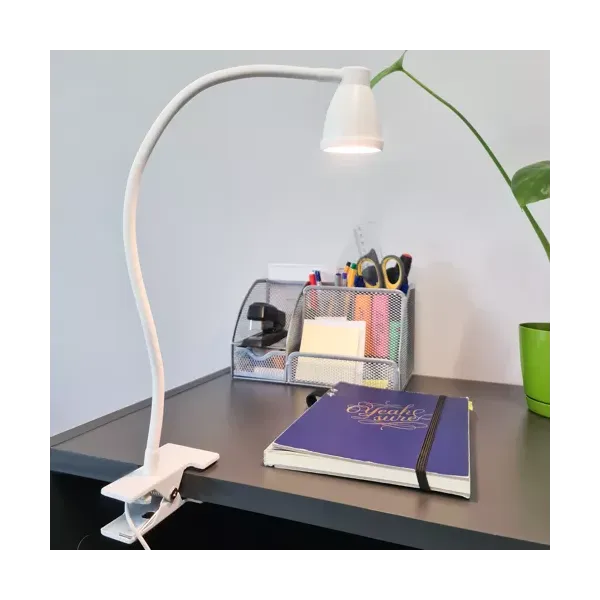 Desk lamp with clip - white Izoxis 19455