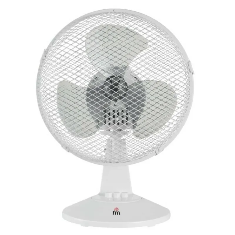 Pöytätuuletin Grupo FM 65786 25 W Ø 23 cm Valkoinen