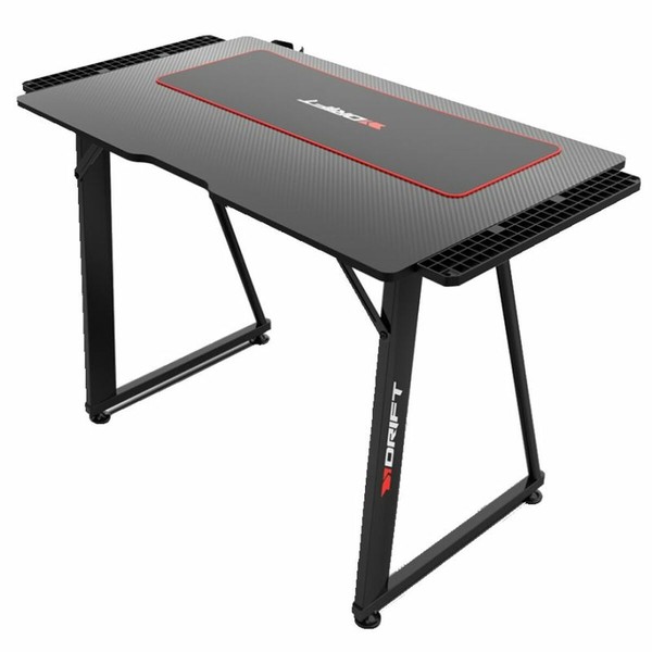 Pöytä GAMING DRIFT DRDZ75 Musta Musta/Punainen 100 x 60 cm