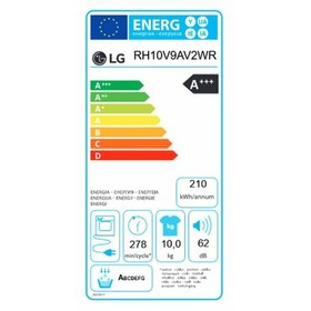 Heat pump dryer LG RH10V9AV2WR 10 kg