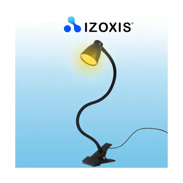 Desk lamp with clip - black Izoxis 19454