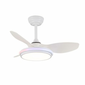 Lubinis ventiliatorius CristalRecord STEL EVO MINI RGB RETRAC Skaidrus