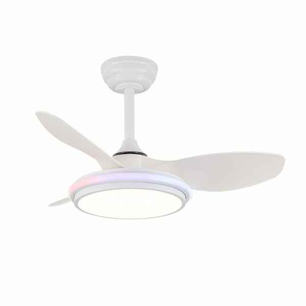 Lubinis ventiliatorius CristalRecord STEL EVO MINI RGB RETRAC Skaidrus
