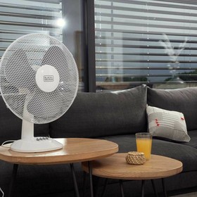 Table Fan Black & Decker ES9440030B White Black 40 W