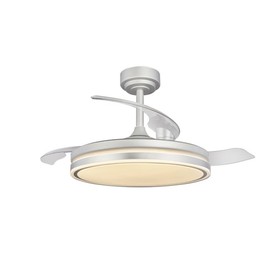 Kattotuuletin CristalRecord RETRACT MOSS Harmaa 72 W