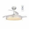 Ceiling Fan CristalRecord RETRACT MOSS Grey 72 W