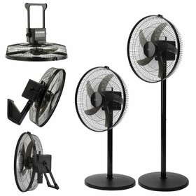 Vapaasti seisova tuuletin JATA JVVP3051 Musta 60 W