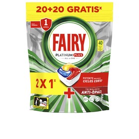 Astianpesukonetabletit Fairy FAIRY PLATINUM PLUS Sitruuna (40 osaa)
