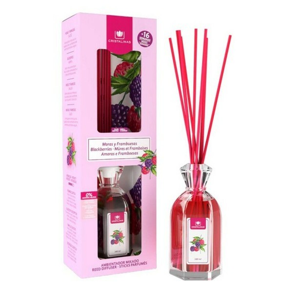 Ilmanraikastin Mikado Cristalinas Mikado Karhunvatukka Vadelma 180 ml